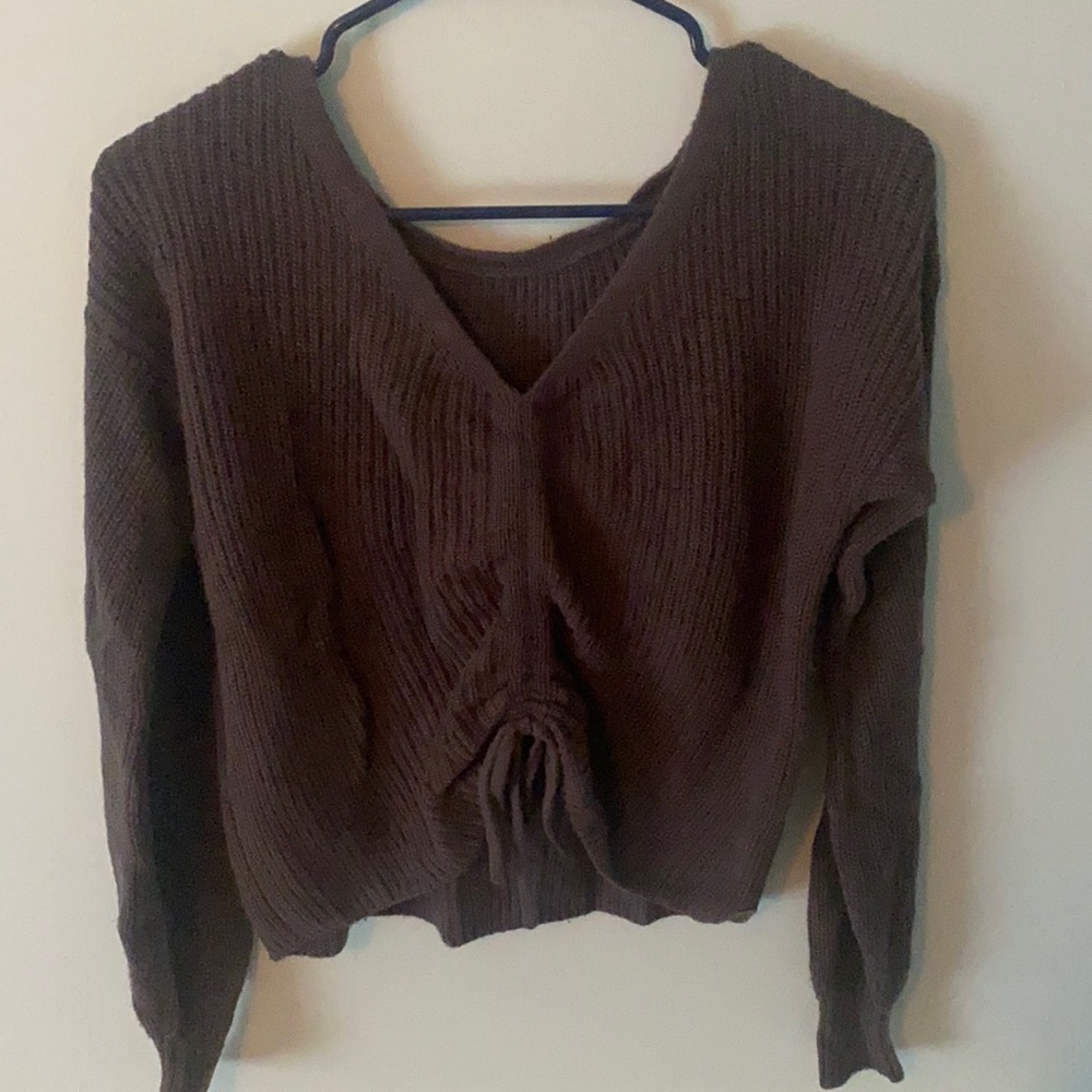 dark grey/ blackish Hollister sweater